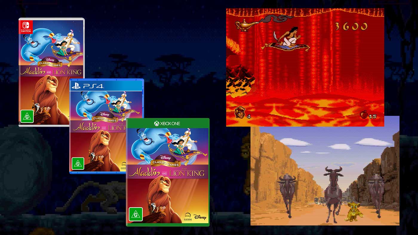 switch aladdin and the lion king